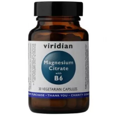 Viridian Magnez z witamin� B6 suplement diety 30 kaps.