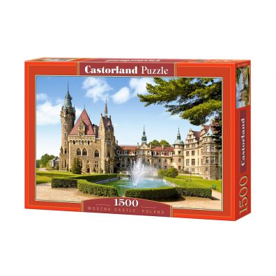 Puzzle 1500 el. Polska zamek moszna Castorland