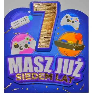 Yeku Karnet Urodziny 7