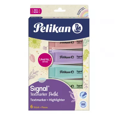 Pelikan Zakre�lacz Signal Pastel 6 szt.