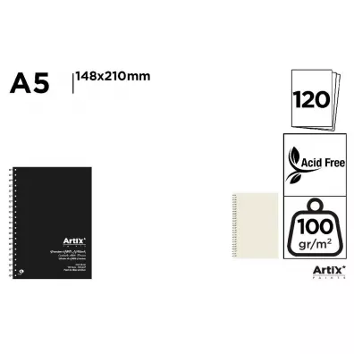 Artix Blok do rysowania A5/120K 100g