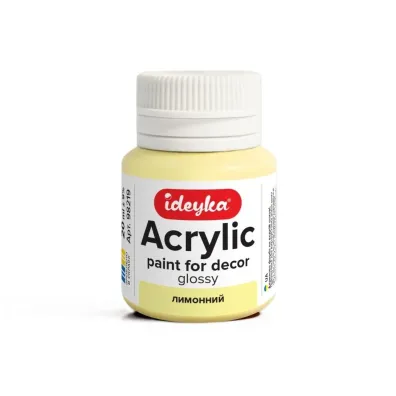 Ideyka Farba akrylowa Cytryna 20ml