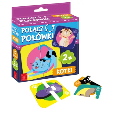 Puzzle Gra Po��cz Po��wki Kotki Kangur
