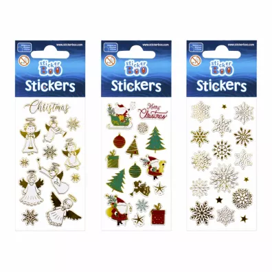 Sticker Boo Naklejki silver wita 478079 6 x 18 cm