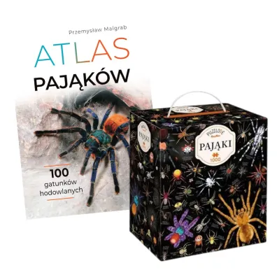 Puzzle Pakiet: Atlas paj�k�w, Puzzlove CzuCzu 1000 el. Paj�ki