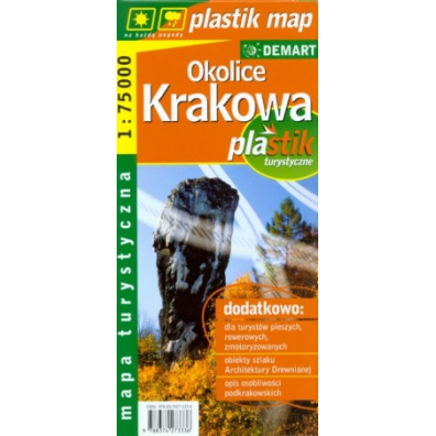 Okolice Krakowa Laminowana Mapa Turystyczna 1:75 000