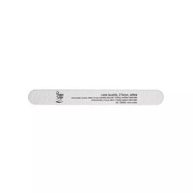 Peggy Sage 2-Way Nail File Zebra Coarse pilnik do paznokci dwustronny 100/180 Zebra