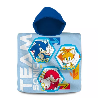 Poncho Sonic 60X120cm SN00021