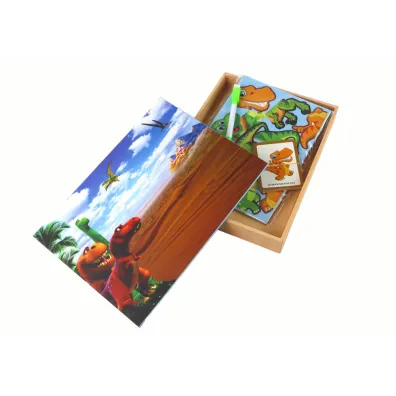Puzzle magnetyczne z motywem dinozaur�w LeanToys
