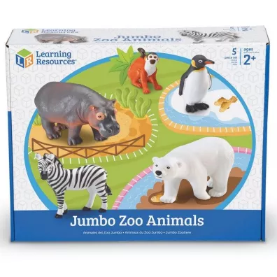 Du�e Figurki. Zwierz�ta w zoo. Zestaw