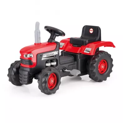 Traktor na peda�y czerwony Dolu