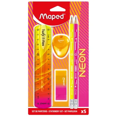 Maped Zestaw artuku��w szkolnych neon 5el