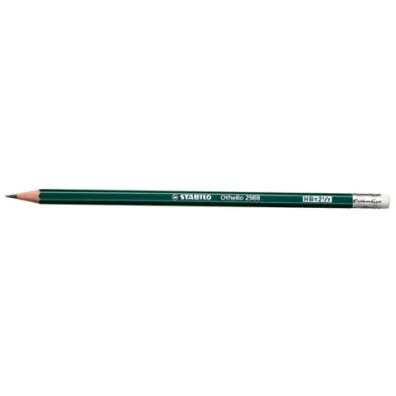 Stabilo O��wek Othello z gumk� B 12 sztuk