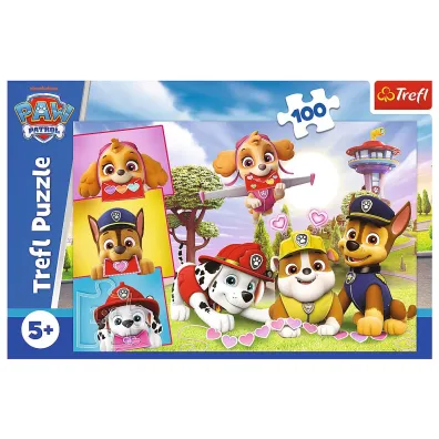 Puzzle 100 el. Dziewczyny Psi Patrol Trefl