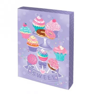 Zestaw artystyczny Akwarele muffinki Box Candiy