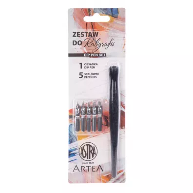 Astra Zestaw do kaligrafii 5 stal�wek z obsadk�