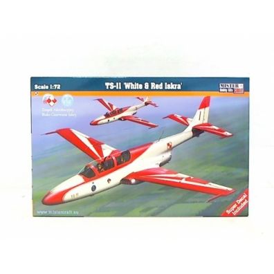 Model samolotu do sklejania TS-11 White&Red Iskra 1:72 C-22 Mastercraft