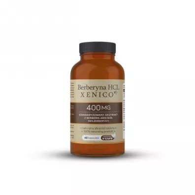 Xenico Pharma Berberyna HCL Xenico 400 mg - suplement diety 60 kaps.