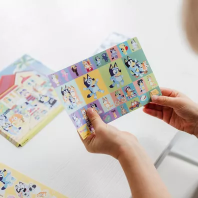 Zestaw naklejek Bluey