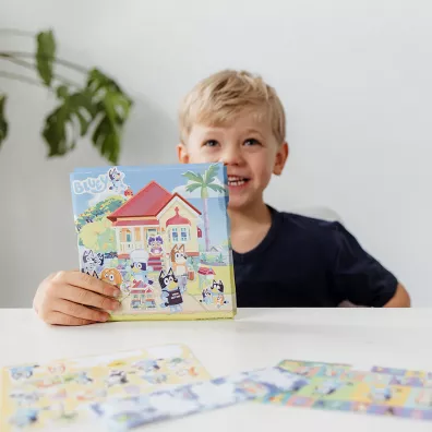 Zestaw naklejek Bluey