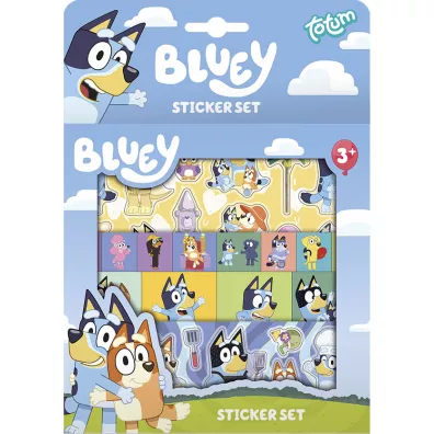 Zestaw naklejek Bluey