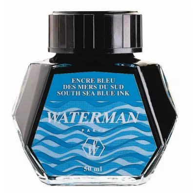 Waterman Atrament do pi�r niebieski 50ml
