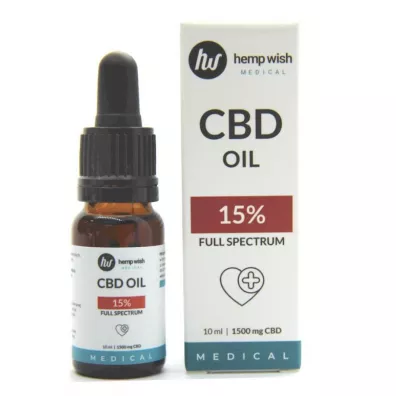 Hemp Wish Olejek CBD 15 % Full Spectrum 10 ml