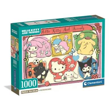 Puzzle 1000 Hello Kitty Clementoni