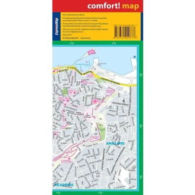 Crete tourist map 1:150 000 laminat 2023