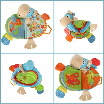 Ksieczka sensoryczna grzechotka gryzak osioek