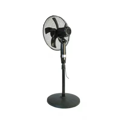 Volteno Wentylator podogowy czarny 40cm podstawa okrga