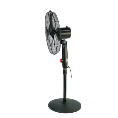 Volteno Wentylator podogowy czarny 40cm podstawa okrga