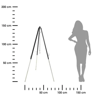 ProGarden Regulowany stojak na kocioek trjng 150 cm