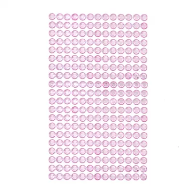 Dalprint Kryszta�ki samoprzylepne Light pink 6 mm 260 szt.