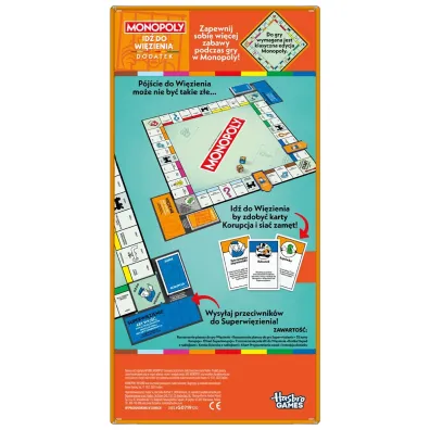 Monopoly Dodatek Id do Wizienia, gra Hasbro