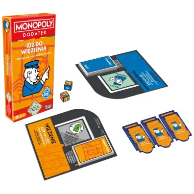 Monopoly Dodatek Id do Wizienia, gra Hasbro