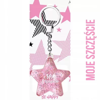 Be-Happy Gifts Brelok gwiazdka Moje Szcz�cie