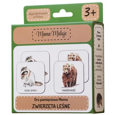 Memo Zwierz�ta le�ne Mama Maluje