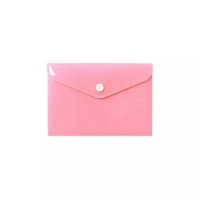 Biurfol Teczka A6 kopertowa PP pastel r�owy