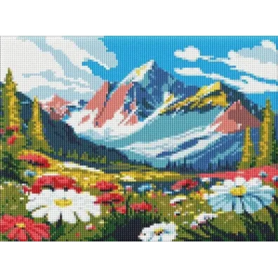 Ideyka Diamentowa mozaika - Kontrasty natury 30x40cm
