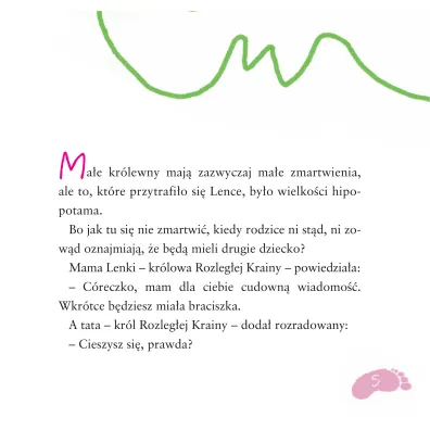 Krlewna Lenka ma zmartwienie