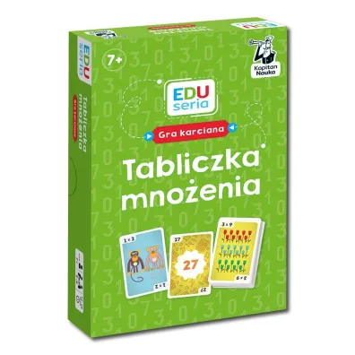 EDUseria. Tabliczka mno�enia. Gra karciana. Kapitan Nauka Edgard