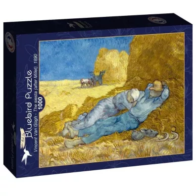 Puzzle 1000 el. Siesta, Vincent van Gogh, 1890 Bluebird Puzzle