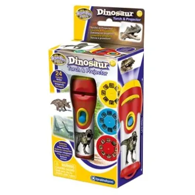 Latarka i projektor - Dinozaury Brainstorm Toys