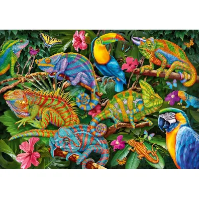 Puzzle 2000 el. Amazing Chameleons 50101 CherryPazzi