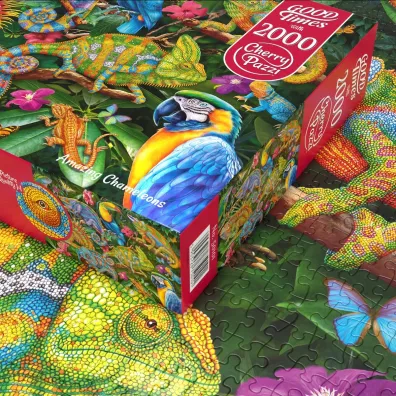 Puzzle 2000 el. Amazing Chameleons 50101 CherryPazzi