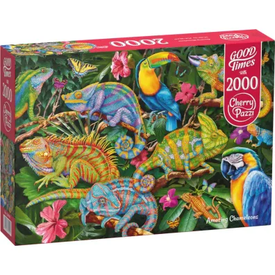 Puzzle 2000 el. Amazing Chameleons 50101 CherryPazzi