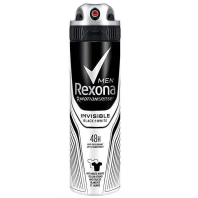 Rexona Dezodorant w sprayu Invisible Black & White 150 ml