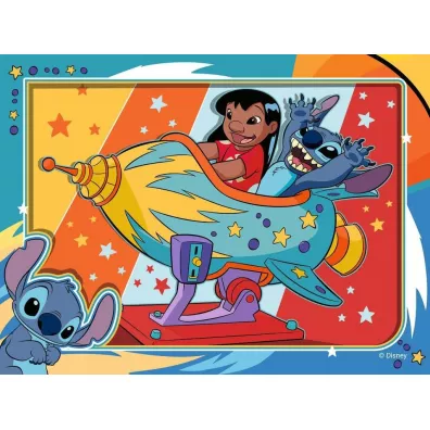 Puzzle dla dzieci 2D 4w1 Disney Stitch Ravensburger