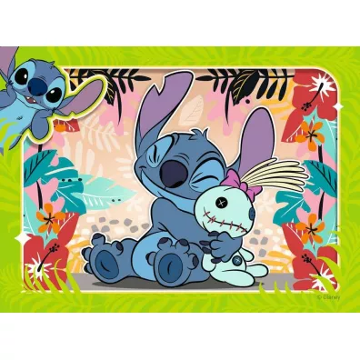 Puzzle dla dzieci 2D 4w1 Disney Stitch Ravensburger